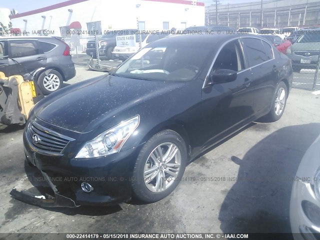 JN1CV6AP9DM725529 - 2013 INFINITI G37 JOURNEY/SPORT BLACK photo 2