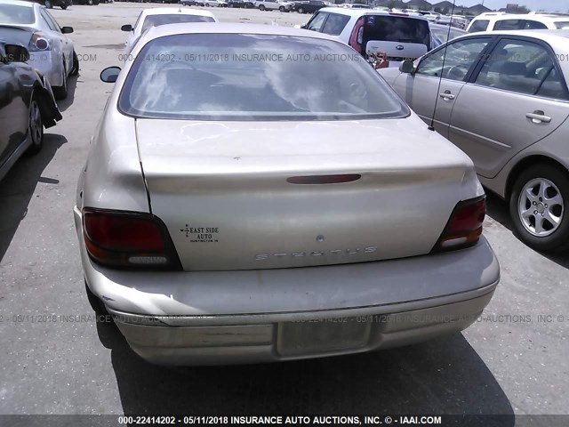 1B3EJ56H7WN251723 - 1998 DODGE STRATUS ES GOLD photo 6