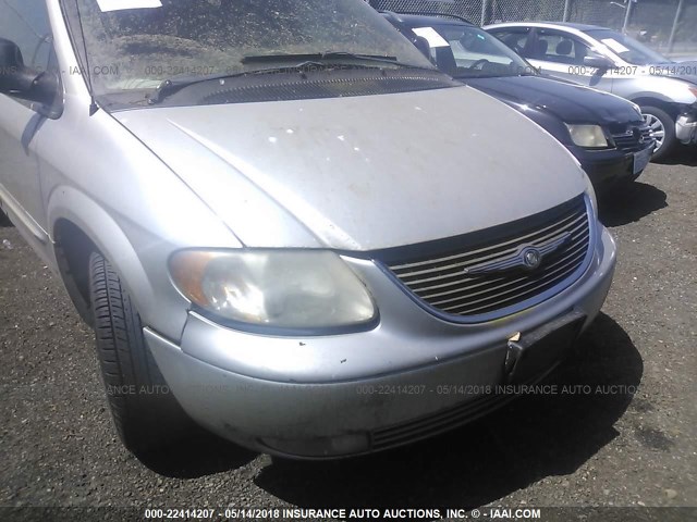 2C8GP64L02R797701 - 2002 CHRYSLER TOWN & COUNTRY LIMITED SILVER photo 6