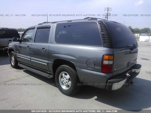 3GNFK16T3YG204625 - 2000 CHEVROLET SUBURBAN K1500 GRAY photo 3