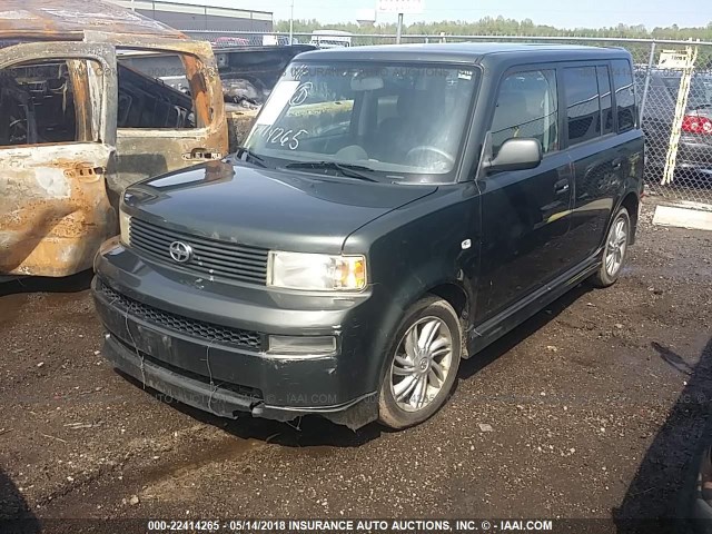 JTLKT324840161532 - 2004 TOYOTA SCION XB მწვანე ფოტო 2