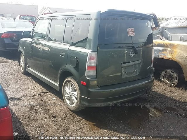 JTLKT324840161532 - 2004 TOYOTA SCION XB მწვანე ფოტო 3