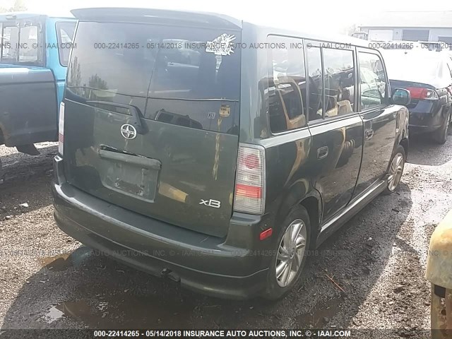 JTLKT324840161532 - 2004 TOYOTA SCION XB მწვანე ფოტო 4