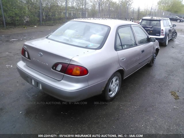 1NXBR18E8WZ125801 - 1998 TOYOTA COROLLA VE/CE/LE TAN photo 4