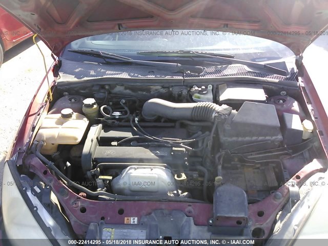 3FAFP37332R157733 - 2002 FORD FOCUS ZX5 RED photo 10