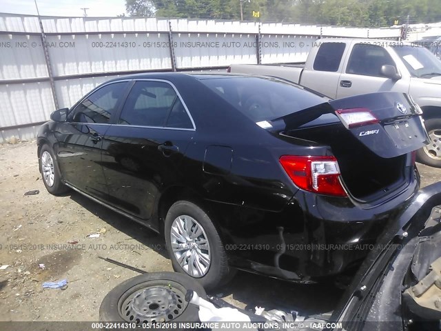 4T4BF1FK6ER374118 - 2014 TOYOTA CAMRY L/SE/LE/XLE BLACK photo 3