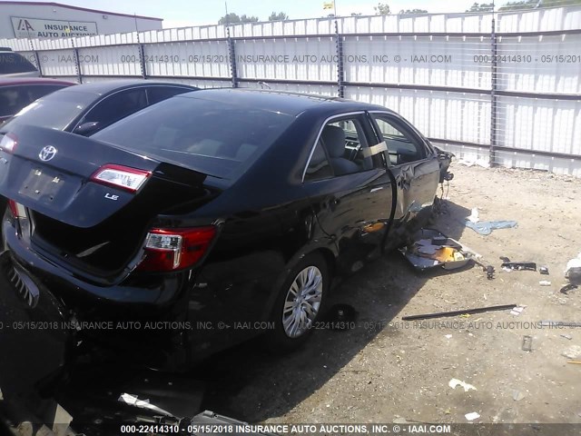 4T4BF1FK6ER374118 - 2014 TOYOTA CAMRY L/SE/LE/XLE 黑色 照片 4
