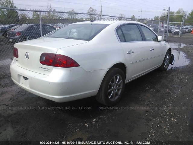 1G4HD57257U235052 - 2007 BUICK LUCERNE CXL WHITE photo 4