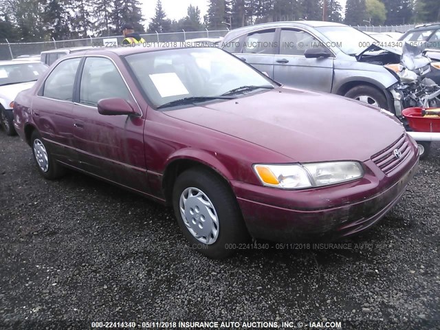 JT2BG22KXV0012381 - 1997 TOYOTA CAMRY LE/XLE RED photo 1