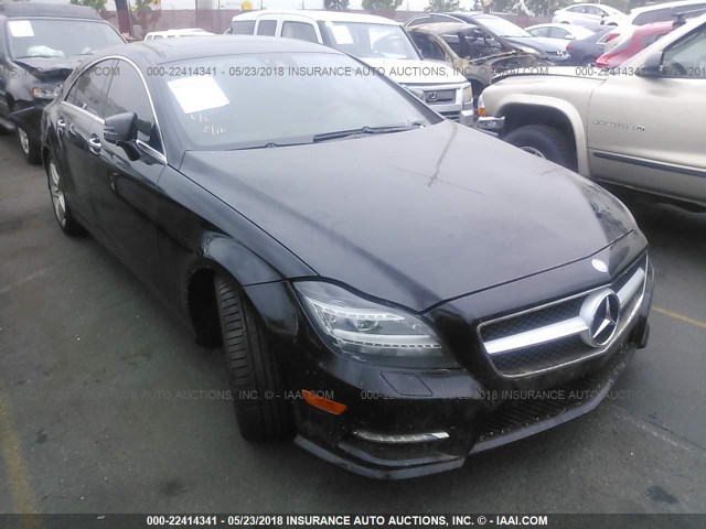 WDDLJ9BB1DA059612 - 2013 MERCEDES-BENZ CLS 550 4MATIC BLACK photo 1