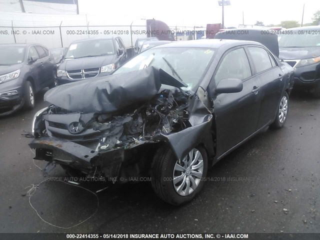 2T1BU4EE8CC847903 - 2012 TOYOTA COROLLA S/LE GRAY photo 2