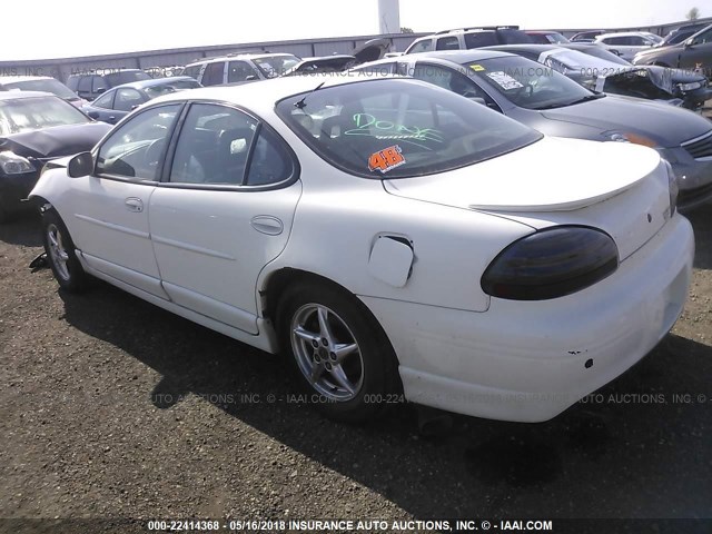 1G2WP52K62F180350 - 2002 PONTIAC GRAND PRIX GT WHITE photo 3