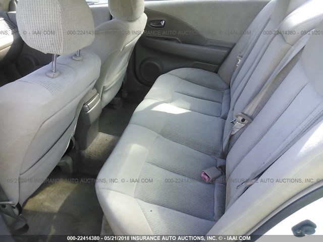 1N4AL11D32C716191 - 2002 NISSAN ALTIMA S/SL WHITE photo 8