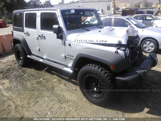 1J4BA3H19BL586164 - 2011 JEEP WRANGLER UNLIMITE SPORT GRAY photo 1