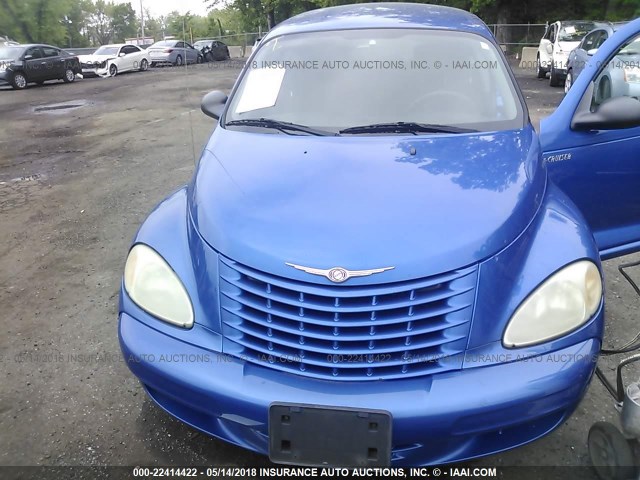 3C4FY58BX5T567252 - 2005 CHRYSLER PT CRUISER TOURING BLUE photo 6