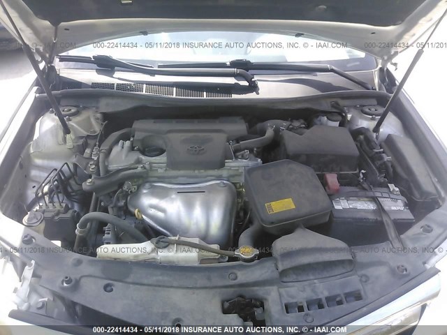 4T1BF1FKXDU646422 - 2013 TOYOTA CAMRY L/SE/LE/XLE 银色 照片 10