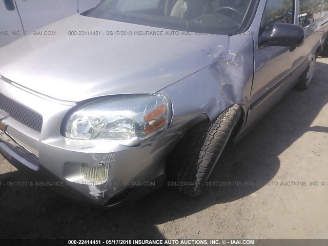 1GNDV23148D163054 - 2008 CHEVROLET UPLANDER LS GRAY photo 6