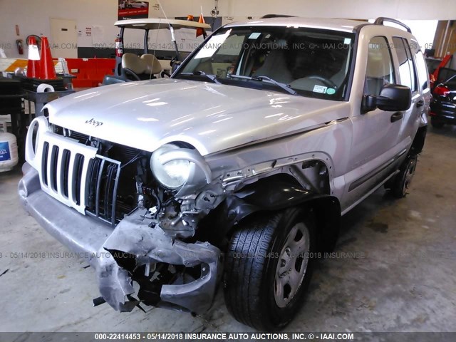 1J4GK48K33W689808 - 2003 JEEP LIBERTY SPORT/FREEDOM SILVER photo 2