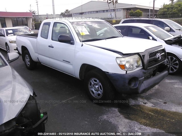 5TFTX4CN4BX010550 - 2011 TOYOTA TACOMA ACCESS CAB Weiß Foto 1