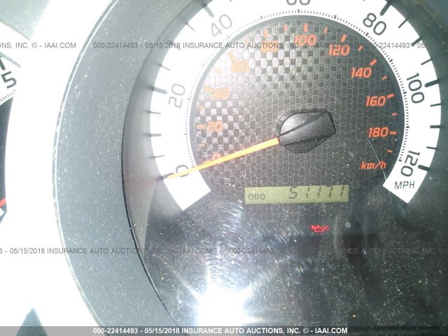 5TFTX4CN4BX010550 - 2011 TOYOTA TACOMA ACCESS CAB Weiß Foto 7