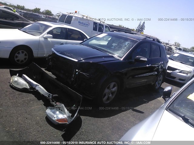 5J8TB18529A002693 - 2009 ACURA RDX TECHNOLOGY BLACK photo 2