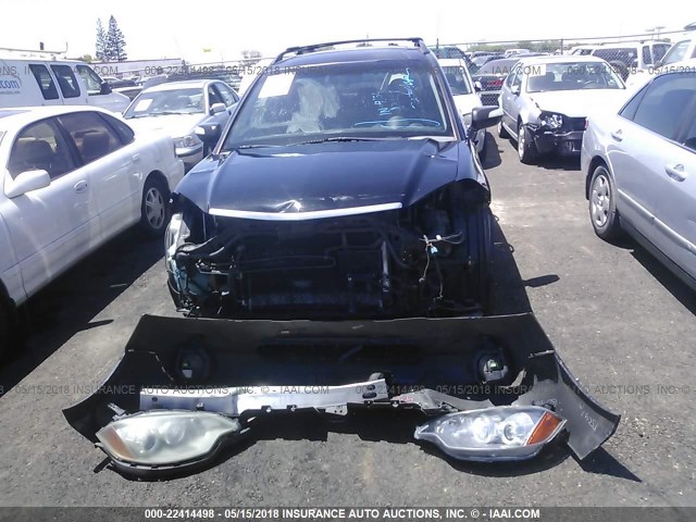 5J8TB18529A002693 - 2009 ACURA RDX TECHNOLOGY BLACK photo 6