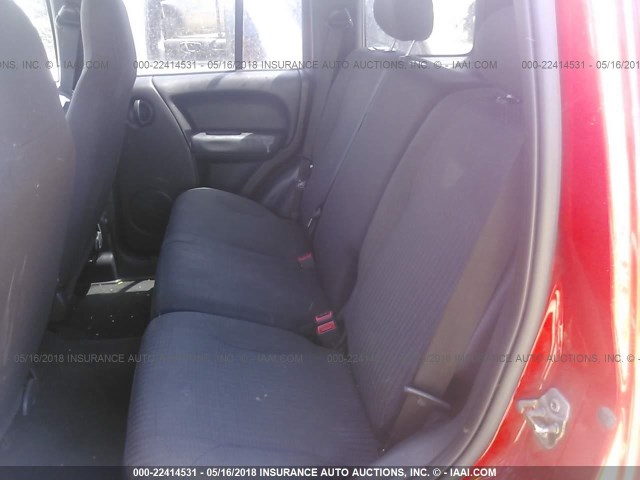 1J8GL48K94W266115 - 2004 JEEP LIBERTY SPORT 红色 照片 8