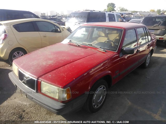 YV1JS8619S3203963 - 1995 VOLVO 940 RED photo 2