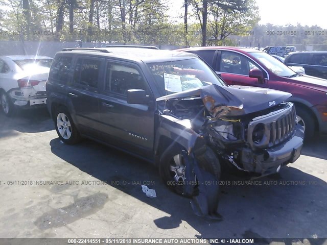 1C4NJPFA9GD615273 - 2016 JEEP PATRIOT LATITUDE GRAY photo 1