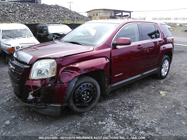 2CTFLREC4B6380676 - 2011 GMC TERRAIN SLE RED photo 2