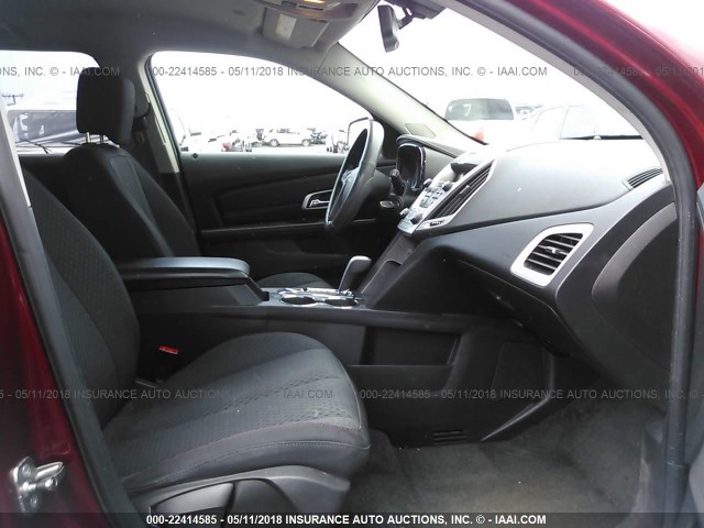 2CTFLREC4B6380676 - 2011 GMC TERRAIN SLE RED photo 5