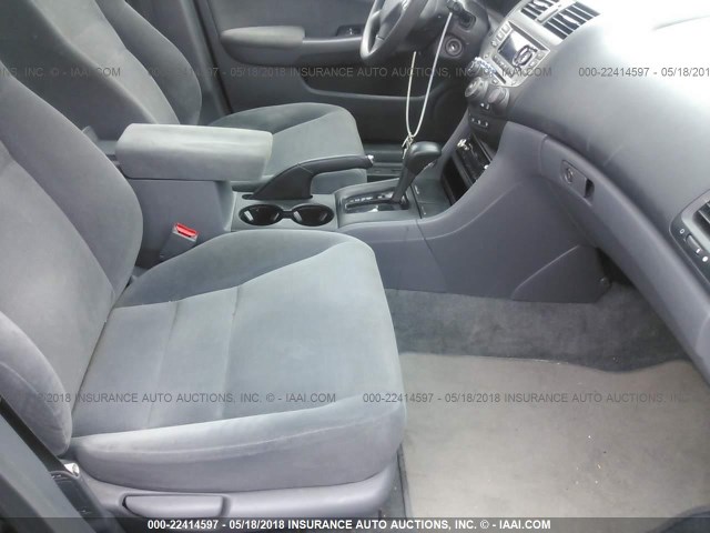 1HGCM66437A053652 - 2007 HONDA ACCORD SE BLUE photo 5