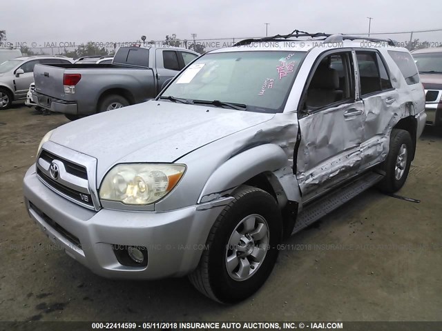 JTEZT14RX68008531 - 2006 TOYOTA 4RUNNER SR5/SPORT GRAY photo 2