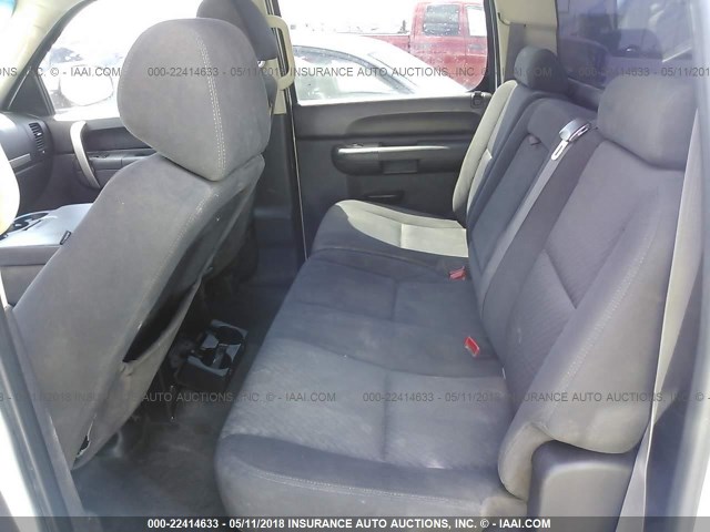 3GTP1VE05BG210111 - 2011 GMC SIERRA C1500 SLE WHITE photo 8