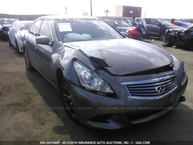 JN1CV6AP8CM628840 - 2012 INFINITI G37 SPORT GRAY photo 1