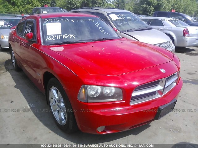 2B3KA53H17H656963 - 2007 DODGE CHARGER R/T RED photo 6