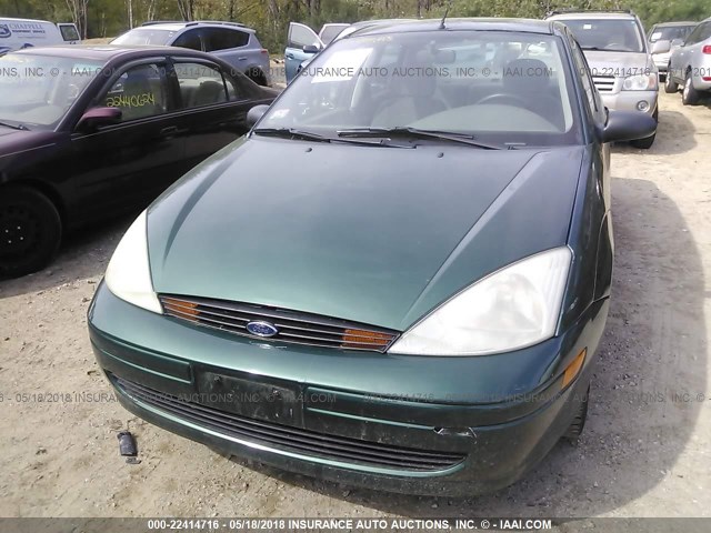 1FAFP3434YW429457 - 2000 FORD FOCUS SE/SE SPORT GREEN photo 6