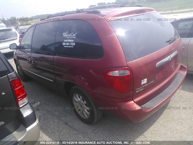 2C8GP54L12R685323 - 2002 CHRYSLER TOWN & COUNTRY LXI RED photo 3