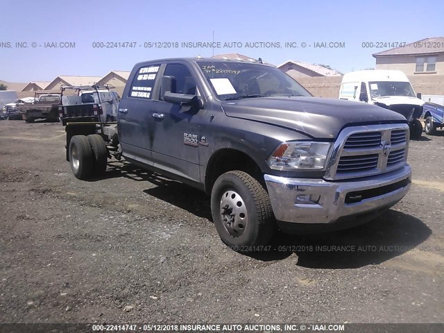 3C63RRHL3FG648403 - 2015 RAM 3500 4X4 CREWCAB SLT BLACK photo 1