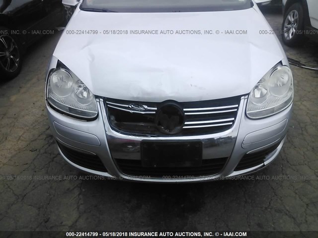 3VWEF71K97M073532 - 2007 VOLKSWAGEN JETTA WOLFSBURG 银色 照片 6