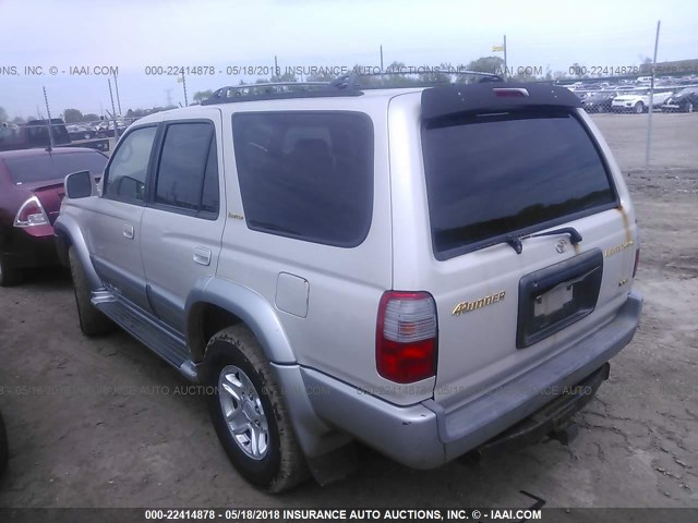 JT3HN87R0X0247380 - 1999 TOYOTA 4RUNNER LIMITED SILVER photo 3