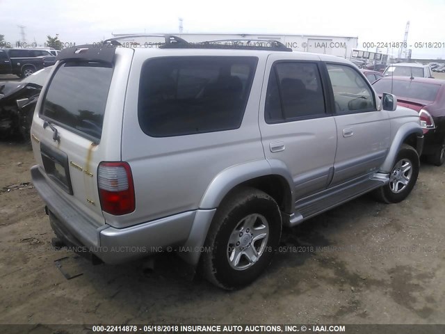 JT3HN87R0X0247380 - 1999 TOYOTA 4RUNNER LIMITED SILVER photo 4