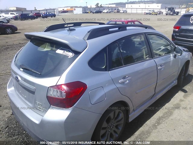 JF1GPAZ68F8204049 - 2015 SUBARU IMPREZA SPORT LIMITED SILVER photo 4