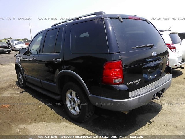 1FMZU73K03ZB02833 - 2003 FORD EXPLORER XLT/XLT SPORT/NBX BLACK photo 3