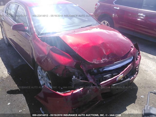 1G1ZE5E04CF342270 - 2012 CHEVROLET MALIBU LTZ 红色 照片 6
