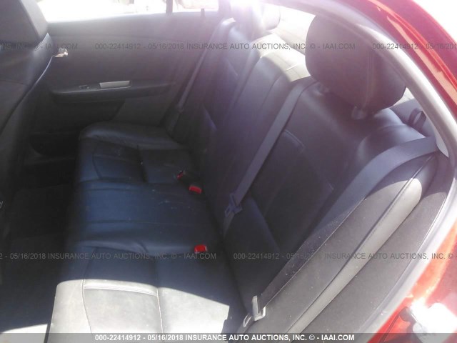 1G1ZE5E04CF342270 - 2012 CHEVROLET MALIBU LTZ 红色 照片 8