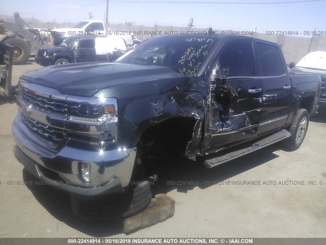 3GCPCSEC9HG392598 - 2017 CHEVROLET SILVERADO C1500 LTZ GRAY photo 2