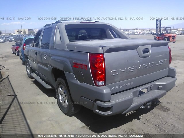 3GNEC13T72G141873 - 2002 CHEVROLET AVALANCHE C1500 TAN photo 3