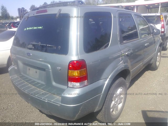 1FMYU94116KD46520 - 2006 FORD ESCAPE LIMITED GRAY photo 4