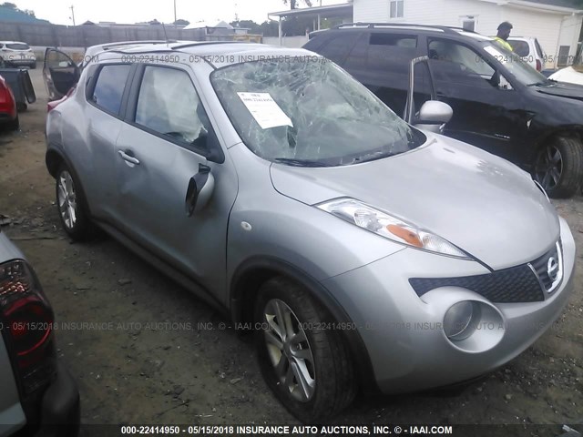 JN8AF5MR9CT111873 - 2012 NISSAN JUKE S/SV/SL SILVER photo 1